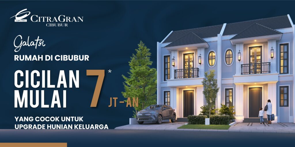 rumah di cibubur tipe galatsi