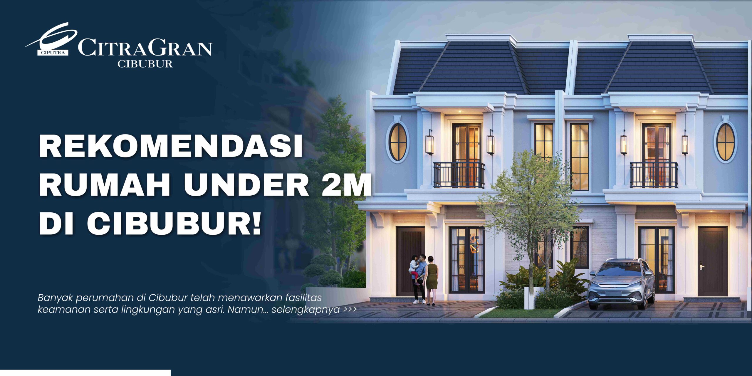 rumah 2 m di cibubur   citragran cibubur | perumahan baru lokasi strategis cibubur